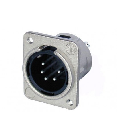 Panelový konektor XLR - 5 pin - samec