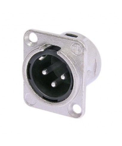 Panelový konektor XLR - 3 pin - samec