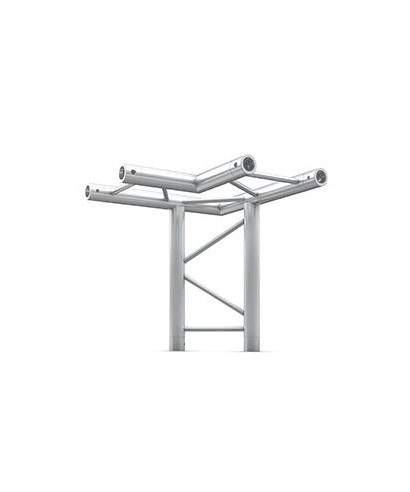 M290B - DUO - Třícestný horizontální roh 90°, noha dolů