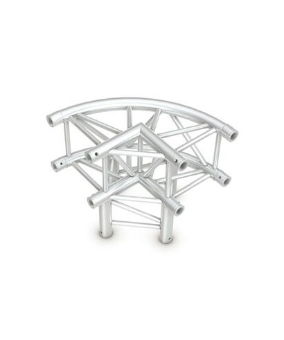 M290B - QUATRO - Třícestný oblý roh 90°